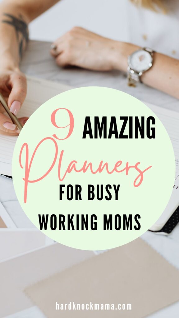 Pin for best Planners for working moms
