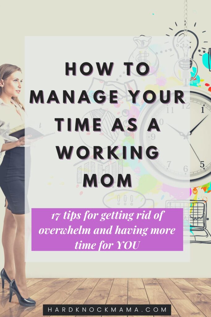 Pins for work life balance tips for working moms post
