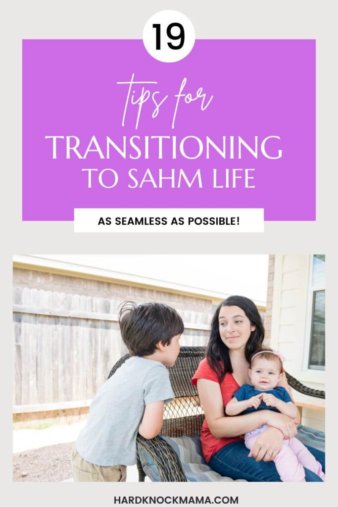 pin for tips on quitting job to be a stay at home mom post